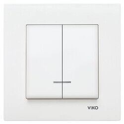 Viko Karre/Meridian Beyaz Işıklı Komütatör Mekanizma (Çerçeve Hariç) 90967050