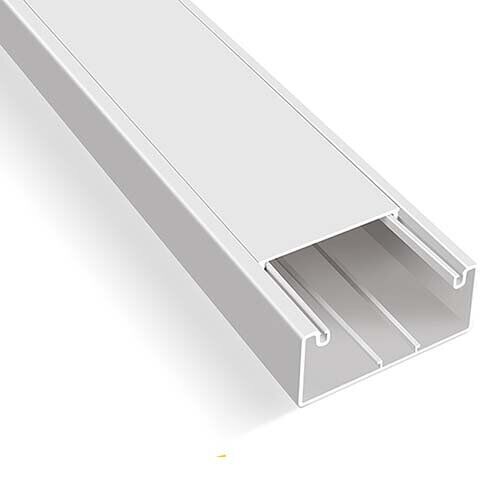 Mutlusan 100X50 MM. Kablo Kanalı (İçten Kapaklı) 001 003 100050 2000