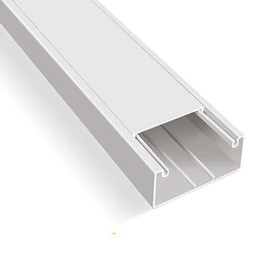 Mutlusan 100X50 MM. Kablo Kanalı (İçten Kapaklı) 001 003 100050 2000