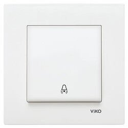 Viko Karre/Meridian Beyaz Zil Anahtarı Mekanizma (Çerçeve Hariç) 90967006