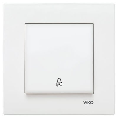 Viko Karre/Meridian Beyaz Zil Anahtarı Mekanizma (Çerçeve Hariç) 90967006