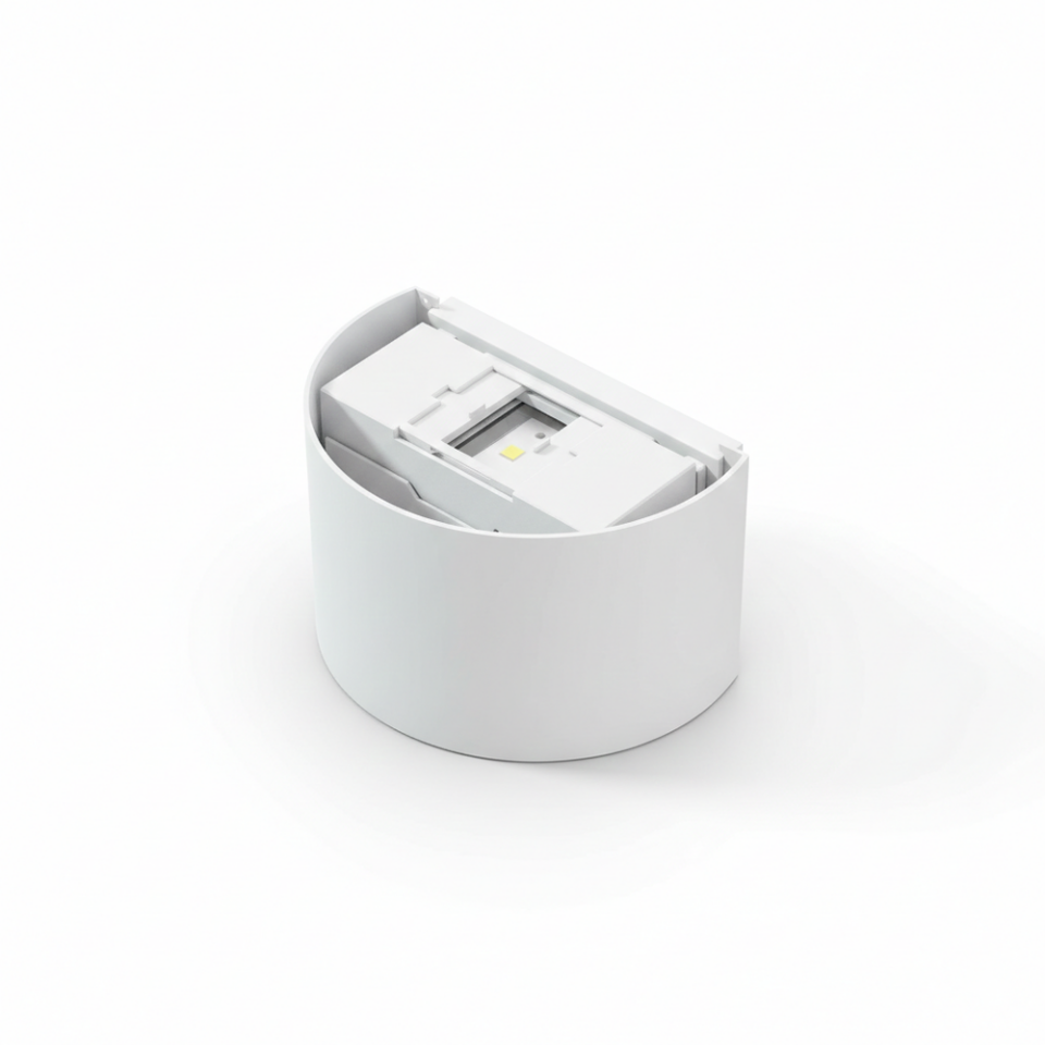 ACK AH14-01000 Duvar Aplik Yuvarlak Beyaz 10W 3000k IP65