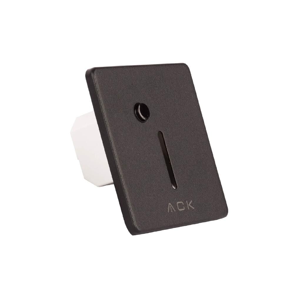 ACK AH07-01591 Sensörlü Merdiven Armatürü CCT Siyah Yuvarlak Dik Çerçeve