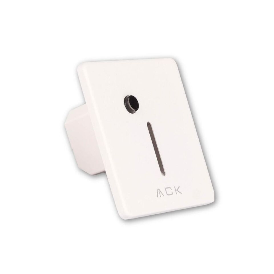 ACK AH07-01590 Sensörlü Merdiven Armatürü CCT Beyaz Yuvarlak Dik Çerçeve