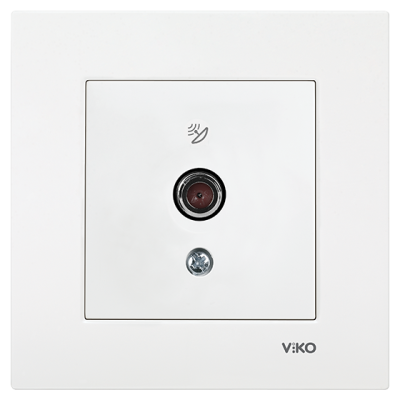 Viko Karre/Meridian Beyaz Uydu Prizi F Konnektör - 10 Db Mekanizma (Çerçeve Hariç) 90967038