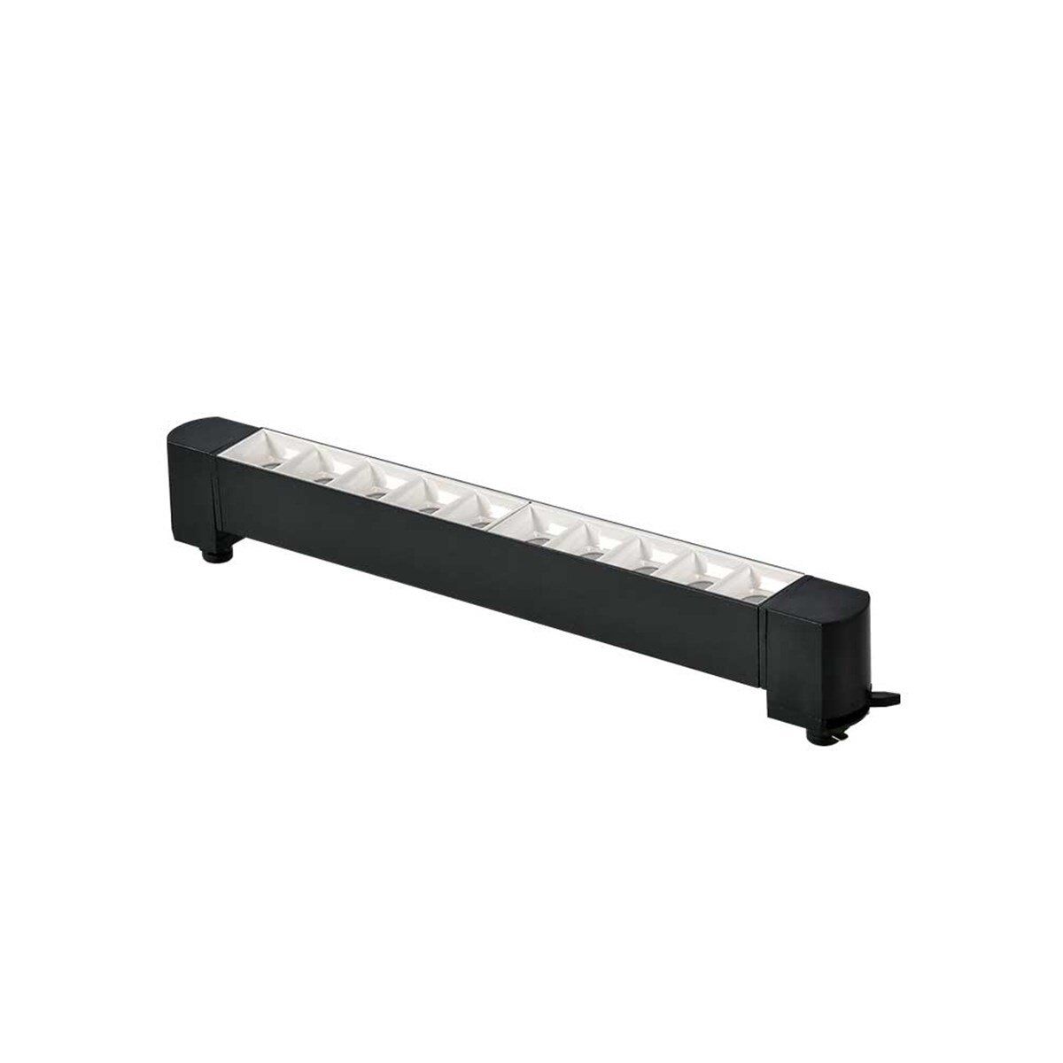 Forlife Siyah Kasa Beyaz Lensli Ray Armatürü 20W 4000K Ilık Beyaz FL-5582 Sw