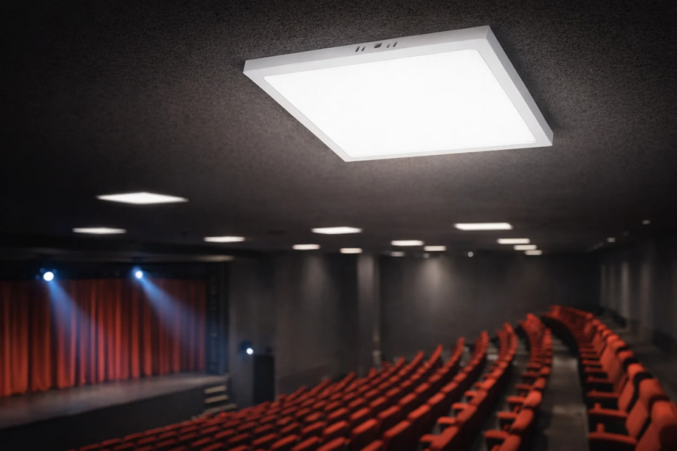 CATA CT-5272B 25W Damla Kare Sıva Üstü LED Panel Armatür Beyaz Işık Alüminyum Kasa