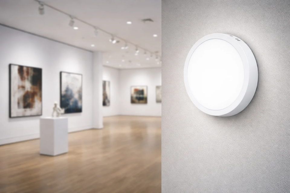 CATA CT-5271B 25W Damla Yuvarlak Sıva Üstü LED Panel Armatür Beyaz Işık Alüminyum Kasa