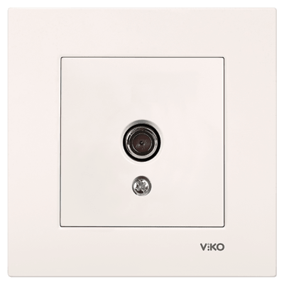 Viko Karre/Meridian Krem Tv Geçişli 8db Mekanizma ( Çerçeve Hariç ) 90967259