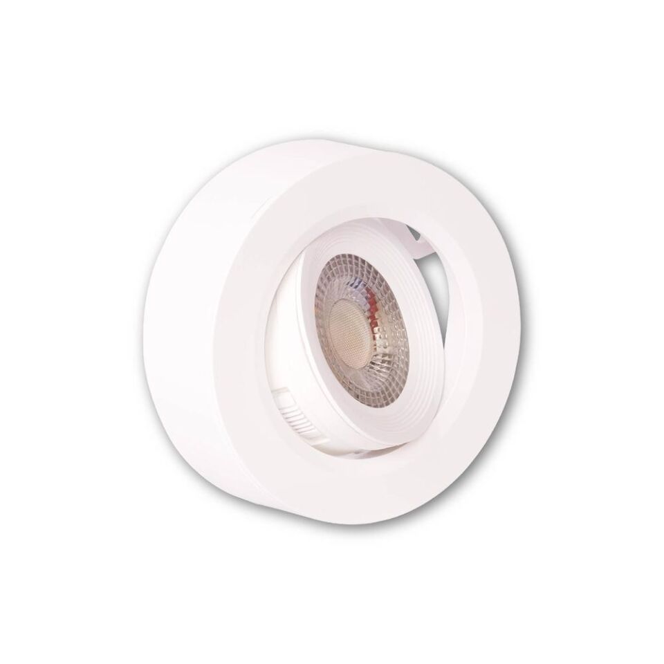 ACK AD01-01690 LED Spot Downlİght 6W Beyaz Çerçeve CCT IP20 Sıva Üstü