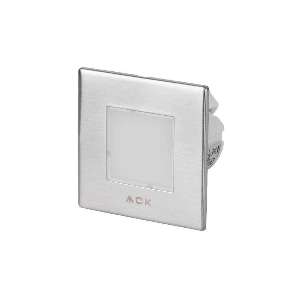 ACK AH07-00964 LED 1,5W Mavi Işık 7,75cm x 7,75cm x 5,3cm Merdiven-Duvar Armatürü