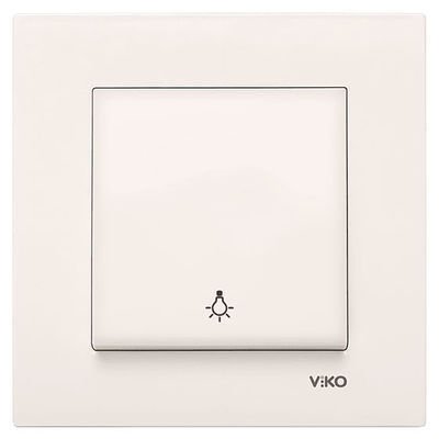 Viko Karre/Meridian Krem Light Mekanizma (Çerçeve Hariç) 90967203