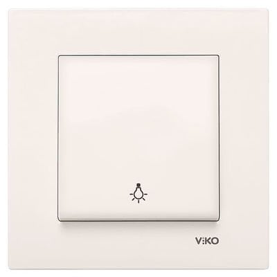 Viko Karre/Meridian Krem Light Mekanizma (Çerçeve Hariç) 90967203