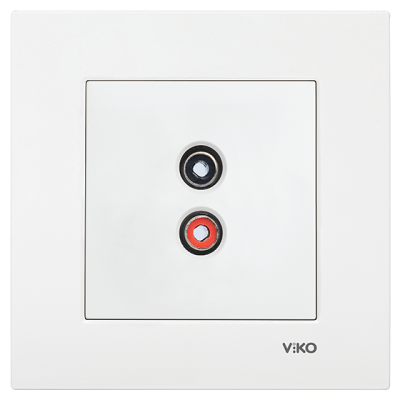Viko Karre/Meridian Beyaz Müzik Yayın Prizi Mekanizma (Çerçeve Hariç) 90967037