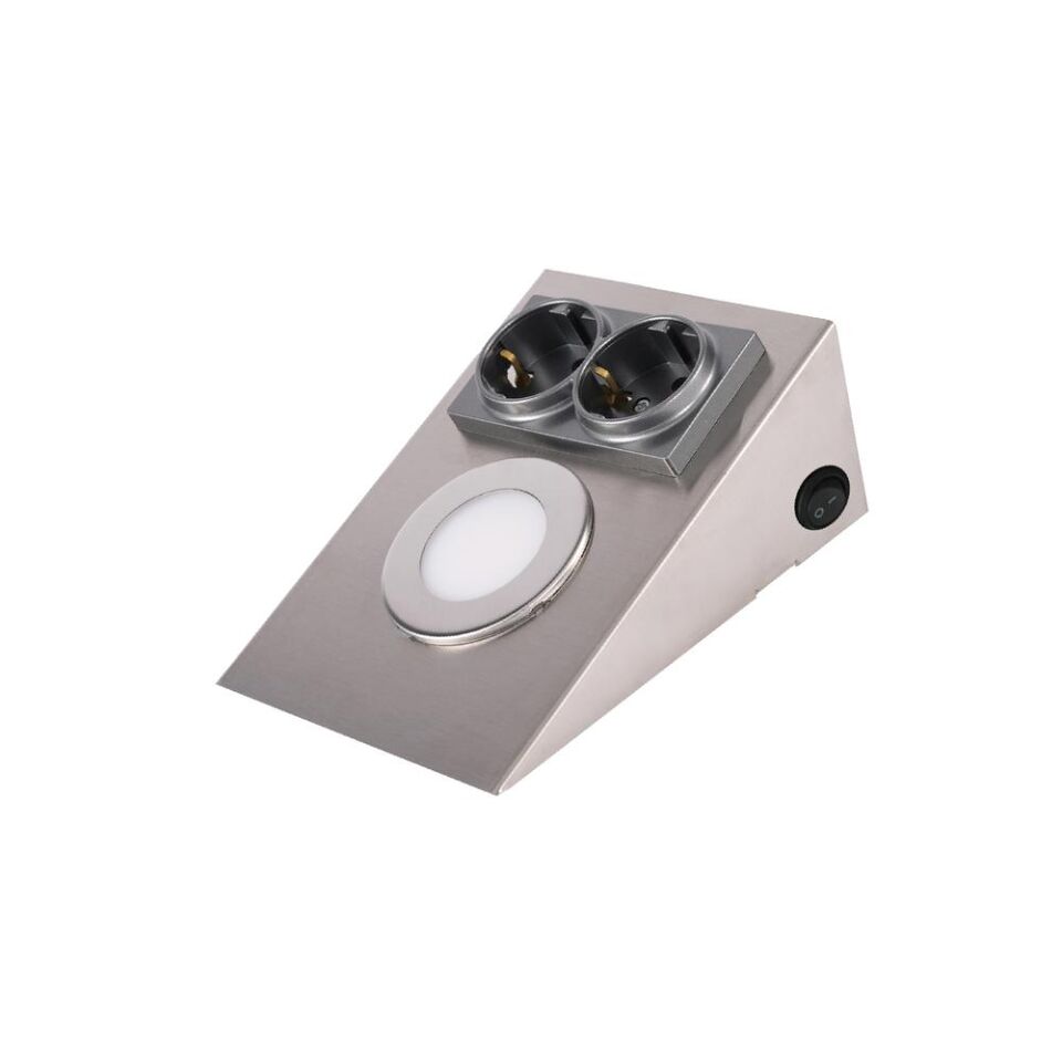 ACK AH11-00204 3000K 2.5W Çift Prizli Tezgah Altı Armatür