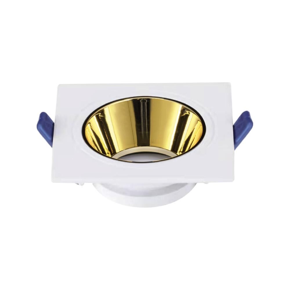 ACK AH03-08020 Beyaz Gold Metal Gövde Sıva Altı Spot Kasası