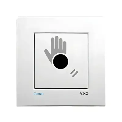 Viko Karre Meridian Beyaz Temassız Anahtar Mekanizma Düğme Kapak 90961083