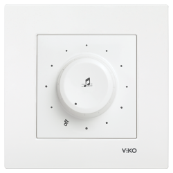 Viko Karre/Meridian Beyaz Müzik Yayın Anahtarı Mekanizma (Çerçeve Hariç) 90967054