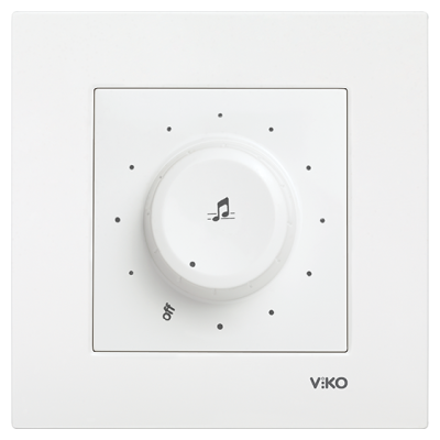 Viko Karre/Meridian Beyaz Müzik Yayın Anahtarı Mekanizma (Çerçeve Hariç) 90967054