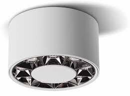 Jupiter LC501 B&SK  3000K 12W Beyaz&Siyah Krom Led Tavan Armatürü