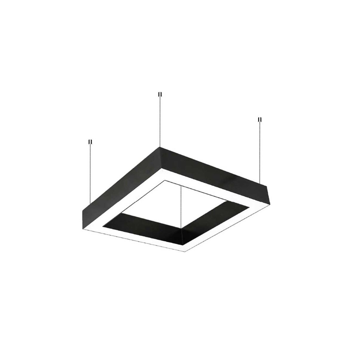 Forlife Kare Linear Armatür 100X100Cm 130W 6500K Beyaz FL-99024