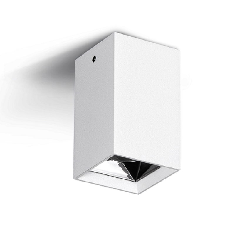 Jupiter LC603 B  3000K Gün Işığı Beyaz & Gun Metal Sıva Üstü Kare 5 Watt Led Tavan Armatür Gu10