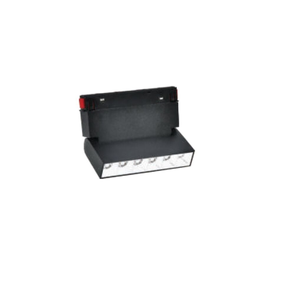 Forlife Beyaz Lensli Hareketli Magnet Armatür 6W 4000K Ilık Beyaz FL-6621 W