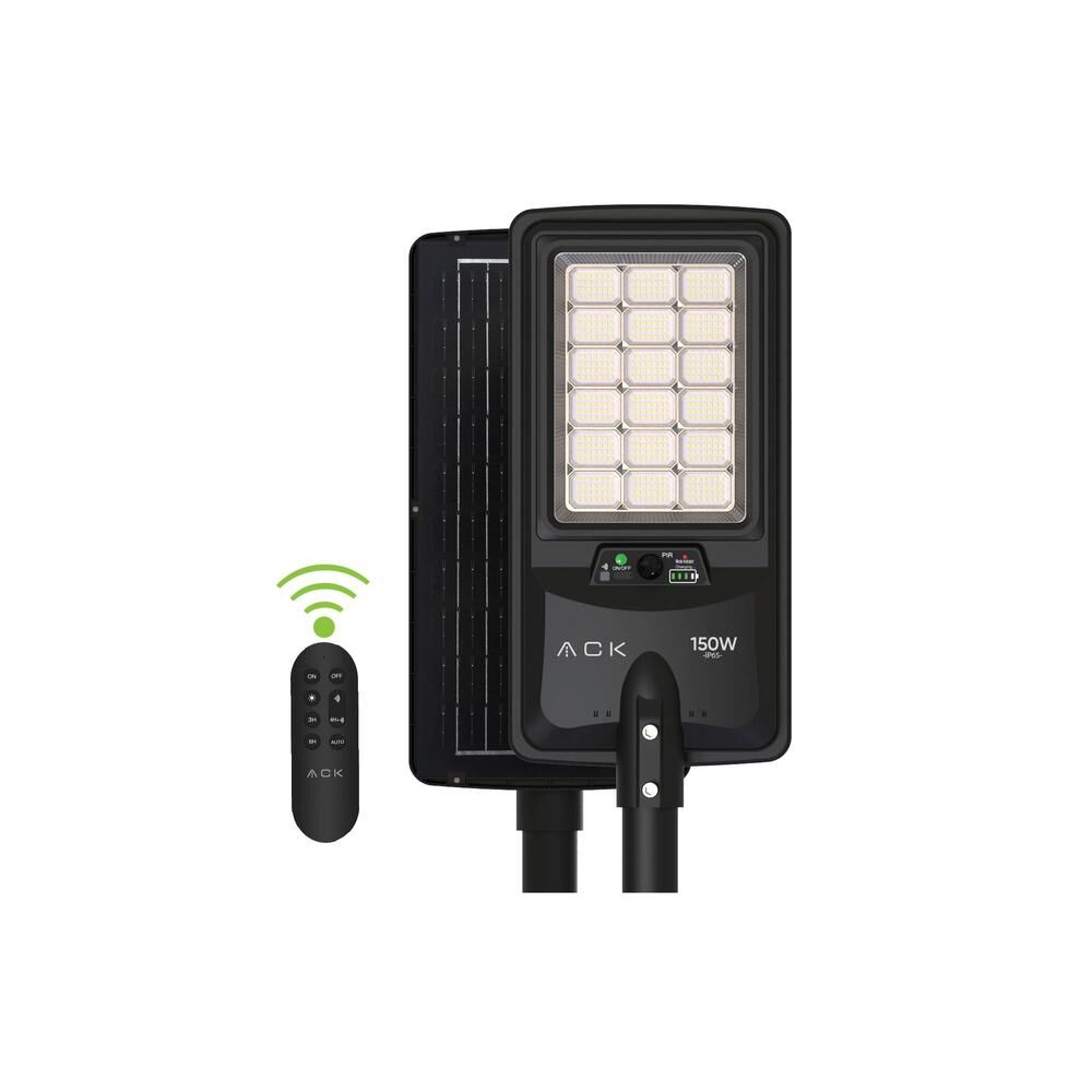 ACK AT42-09131 6500K 120W Solar LED Sokak Armatürü