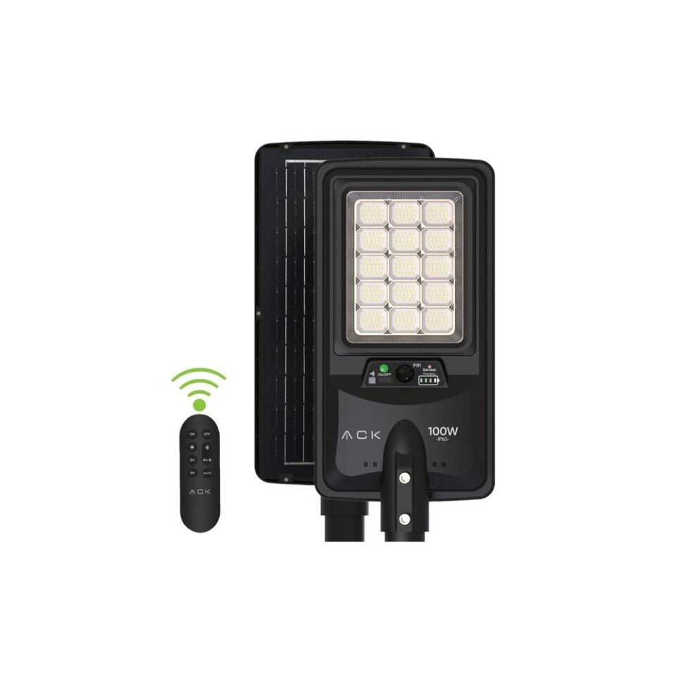 ACK AT42-09031 6500K 90W Solar LED Sokak Armatürü