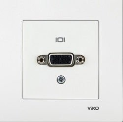 Viko Karre/Meridian Beyaz Vga Konnektör Mekanizma (Çerçeve Hariç) 90967166