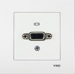 Viko Karre/Meridian Beyaz Vga Konnektör Mekanizma (Çerçeve Hariç) 90967166