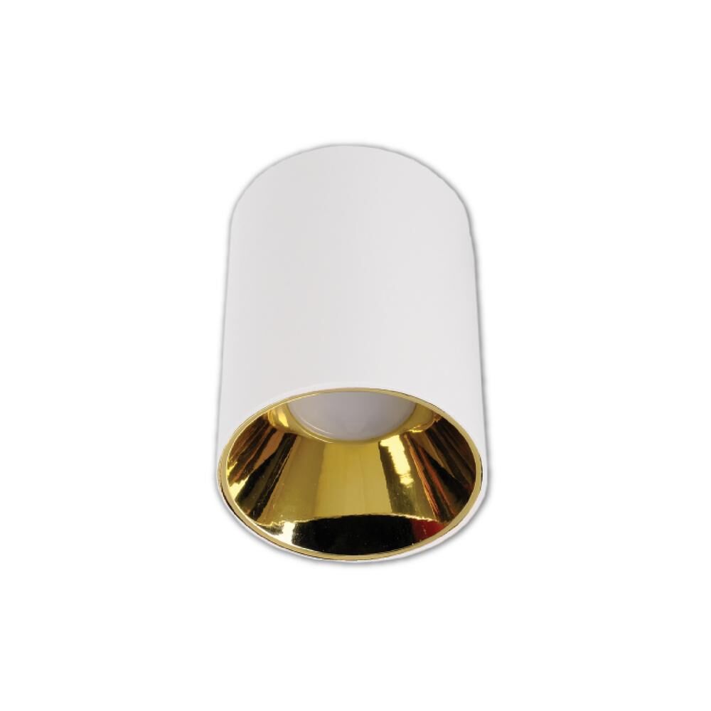ACK AH03-08660 Gold Reflektör Sıva Üstü Beyaz Yuvarlak LED Spot