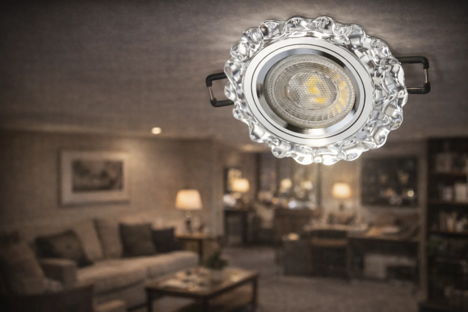 CATA CT-6595 Karanfil Cam Spot LED Efektli (Ampul ve Duy Hariç)