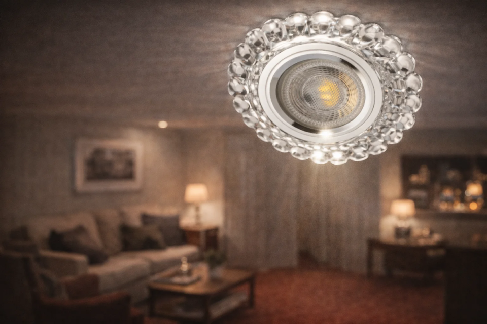 CATA CT-6594 Sümbül Cam Spot LED Efektli (Ampul ve Duy Hariç)