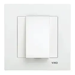 Viko Karre/Meridian Beyaz Kablo Çıkış Mekanizma(Çerçeve Hariç) 90967077