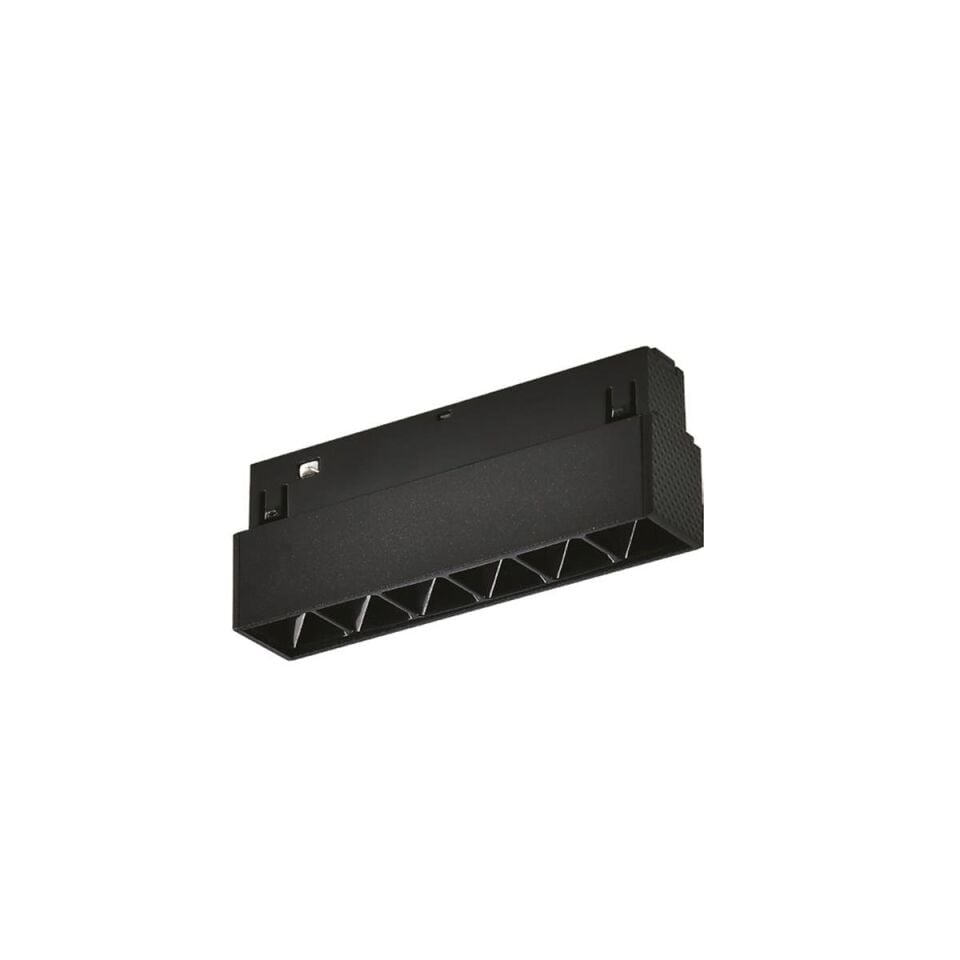 Forlife Siyah Kompakt Lensli Magnet Armatür 6W 3200k Gün Işığı FL-6611