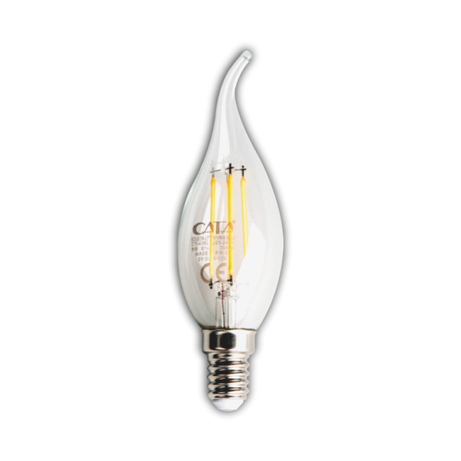 CATA CT-4062G 4 Watt LED Flament Ampul E14 Duylu 3200K Gün Işığı