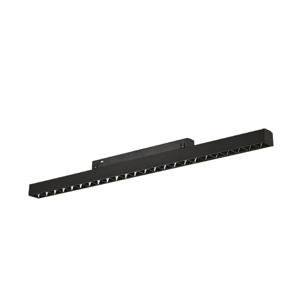 Forlife Siyah Kompakt Lensli Magnet Armatür 24W 4000k Ilık Beyaz FL-6614