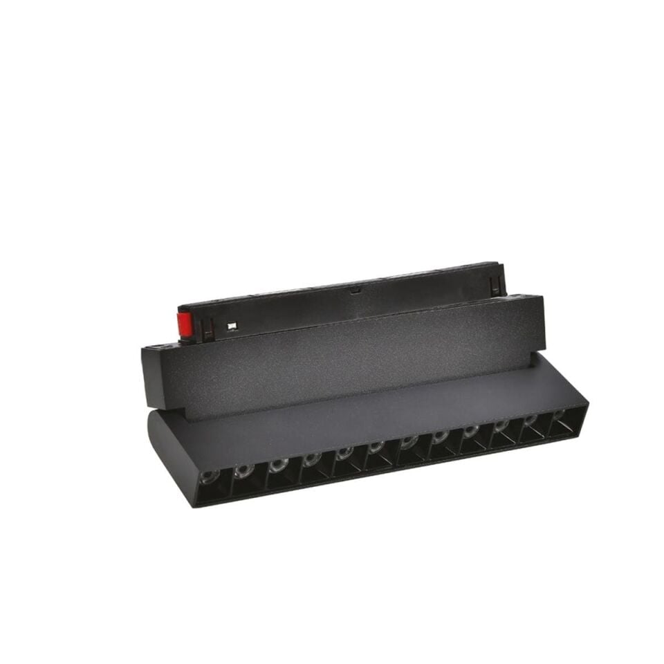 Forlife Siyah Kompakt Lensli Hareketli Magnet Armatür 12W 4000k Ilık Beyaz FL-6622