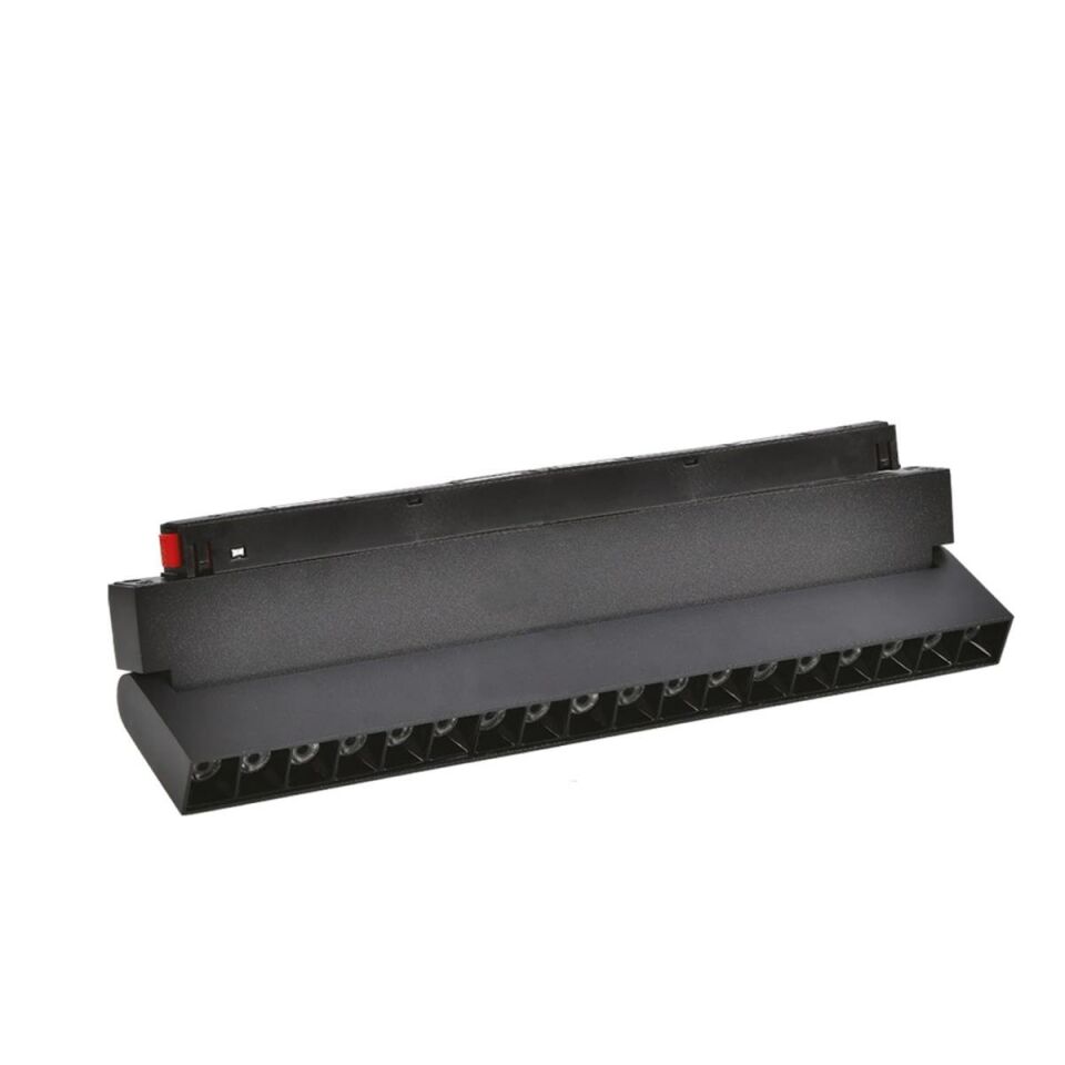 Forlife Siyah Kompakt Lensli Hareketli Magnet Armatür 12W 3200k Gün Işığı FL-6622