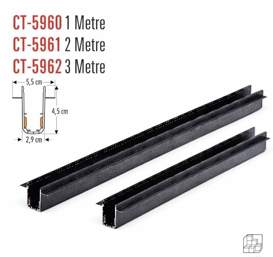CATA CT-5960 Orlando Magnetic Ray 1m Siyah