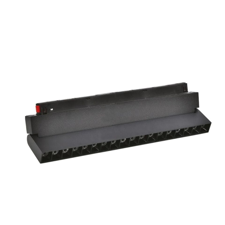Forlife Siyah Kompakt Lensli Hareketli Magnet Armatür 18W 3200k Gün Işığı FL-6623