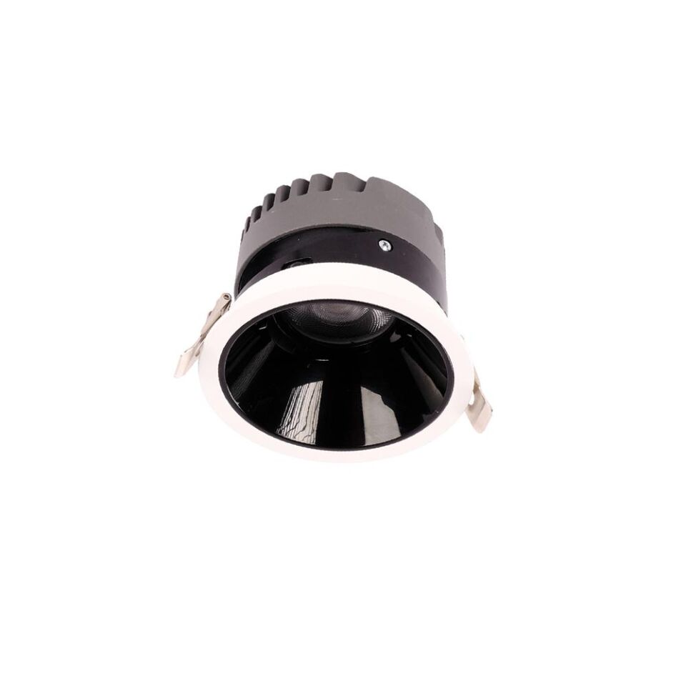 ACK AD10-03110 25w 4000K Naturel Beyaz Siyah Reflektörlü Beyaz LED Spot Sıva Altı