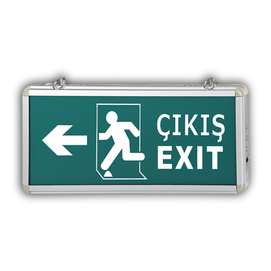 CATA CT-9170 Şarjlı 3W Exit Çıkış Armatür