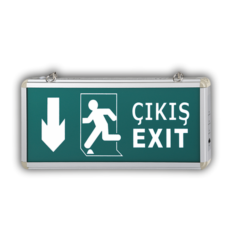 CATA CT-9167 Şarjlı 3W Exit Çıkış Armatür