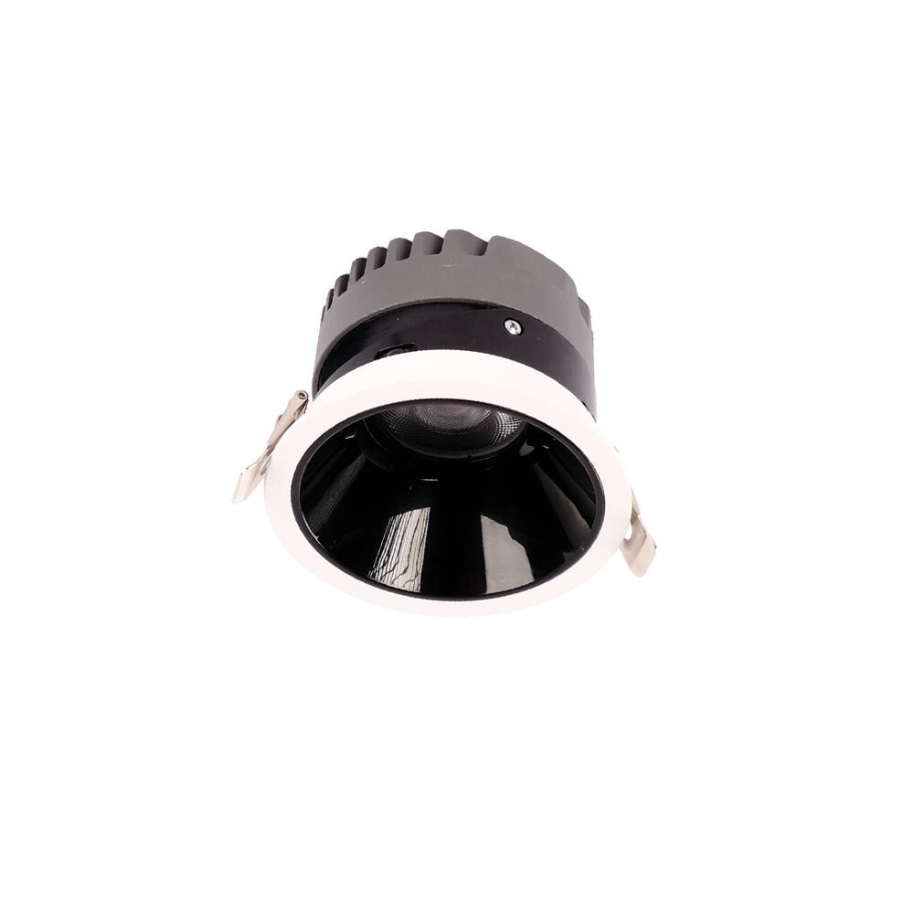 ACK AD10-01110 10w 4000K Naturel Beyaz Siyah Reflektörlü Beyaz LED Spot Sıva Altı