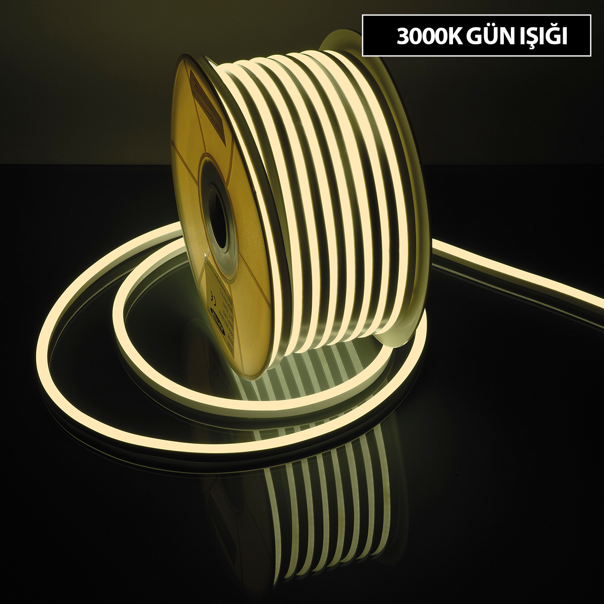 Jupiter LE220 S  3000K Gün ışığı 220 V İç/Dış Mekan Neon Şerit LED 50 Metre