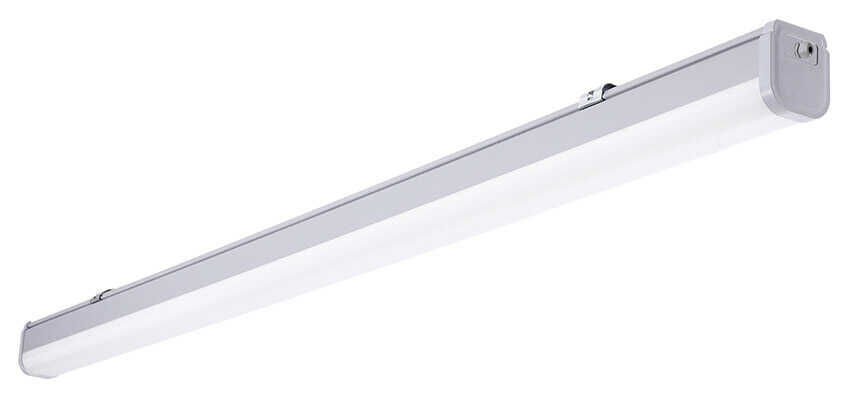 Jupiter LE485 840  Gri gövde, Opal difüzör 36W Sıva Üstü LED Bant Armatürü