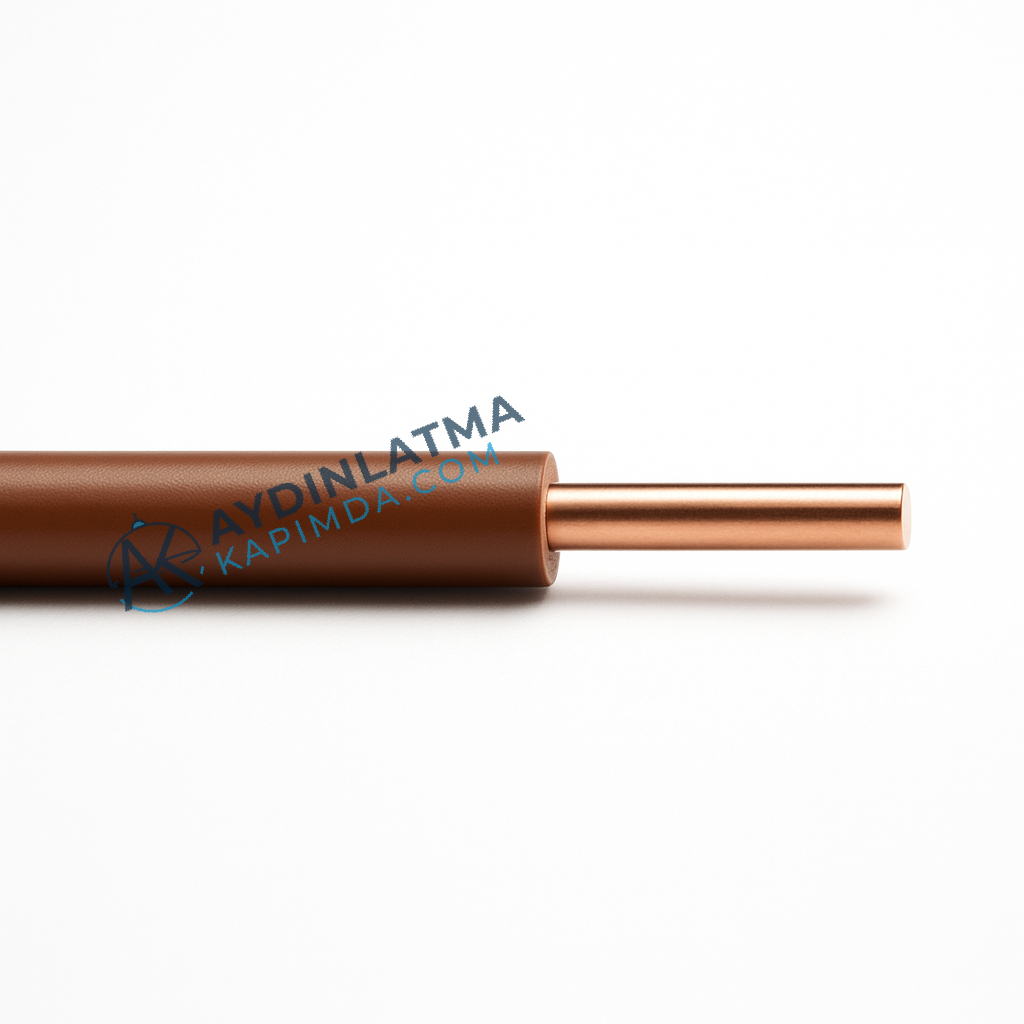 Öznur Kablo - 2,5 mm NYA -Kahve Rengi 100 Metre