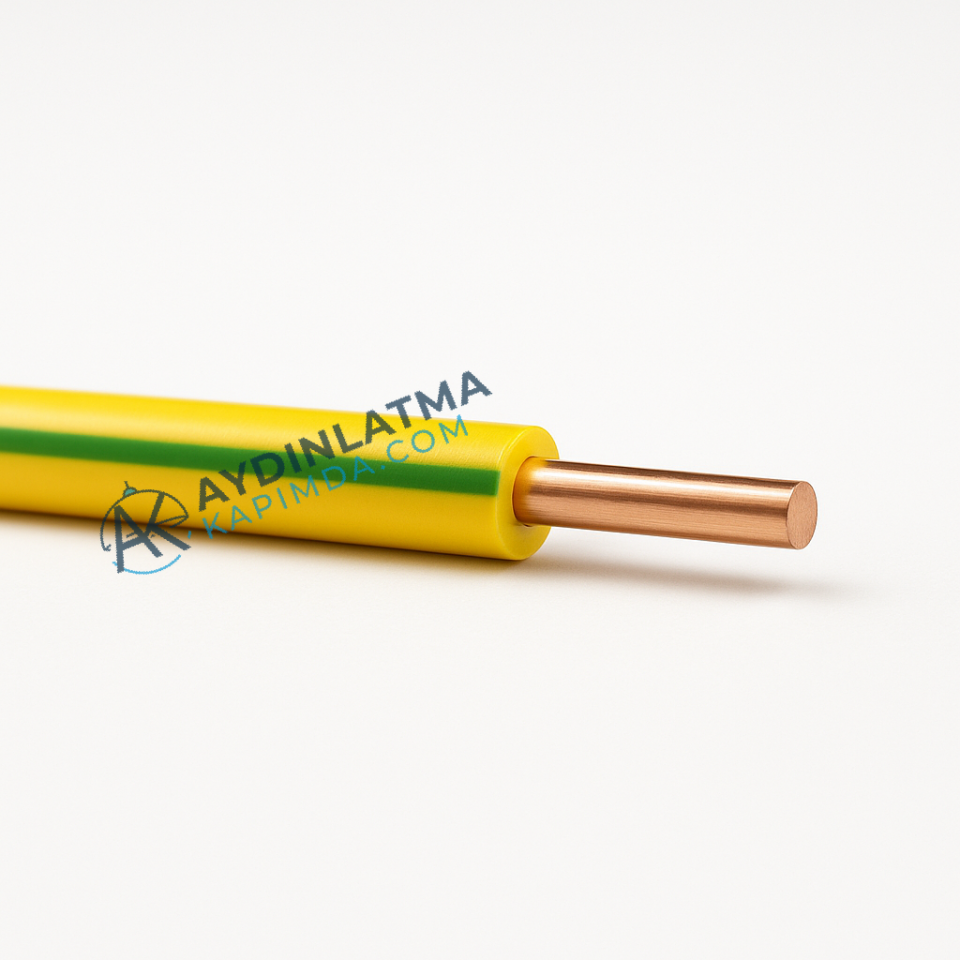 Öznur Kablo - 2,5 mm NYA - Sarı-Yeşil 100 Metre